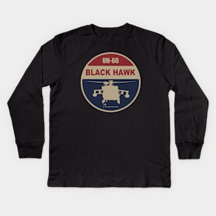UH-60 Black Hawk Kids Long Sleeve T-Shirt